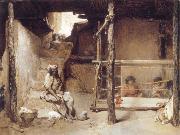 Gustave Guillaumet Weavers at Bou-Saada Spain oil painting artist